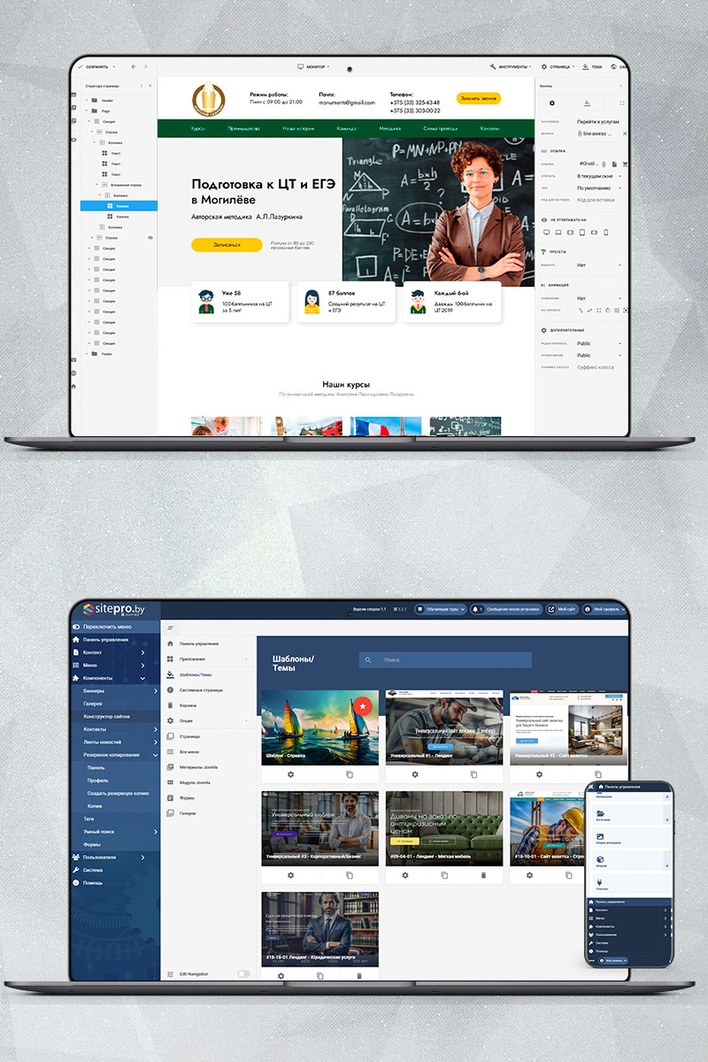 Готовый сайт подготовка к ЕГЭ создать на конструкторе или заказать под ключ