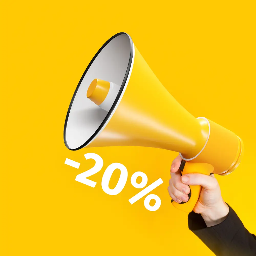 Скидки 20% на конструктор сайтов в Беларуси